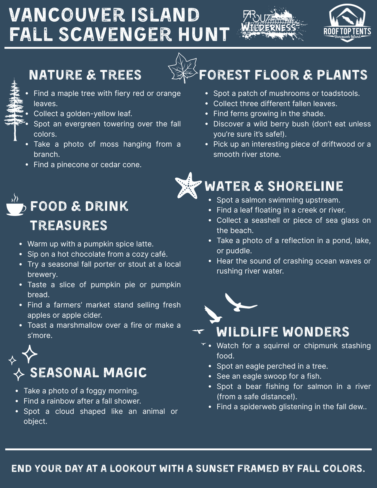 Scavenger Hunt - Fall on Vancouver Island