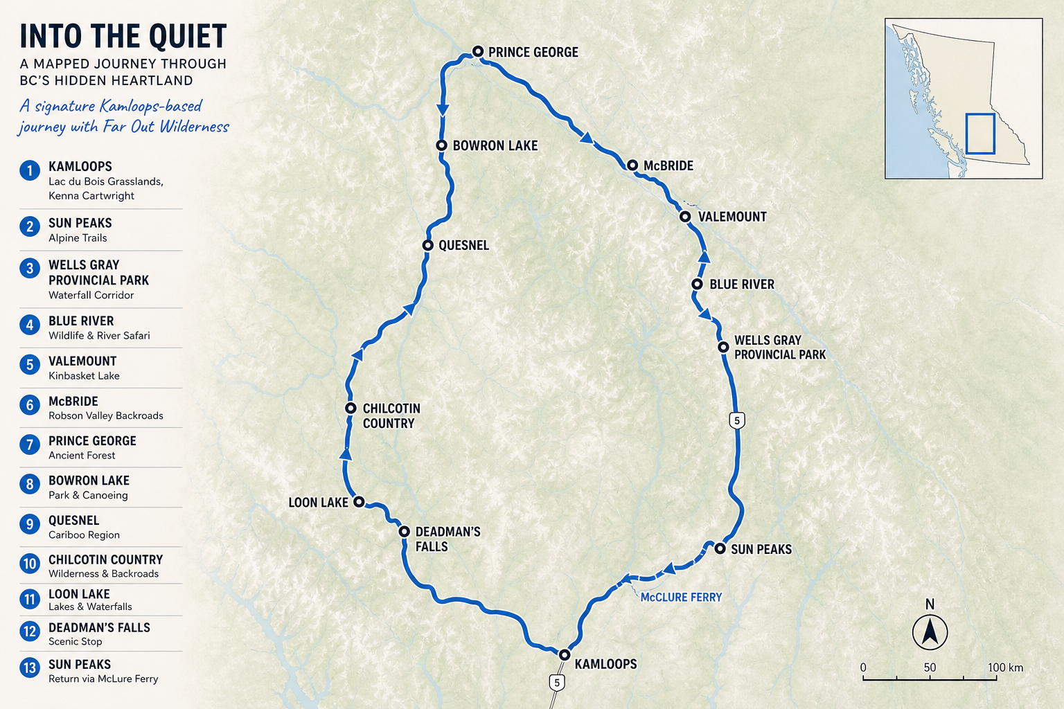 Extended Loop Overview Kamloops Loop